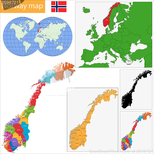 Image of Norway map