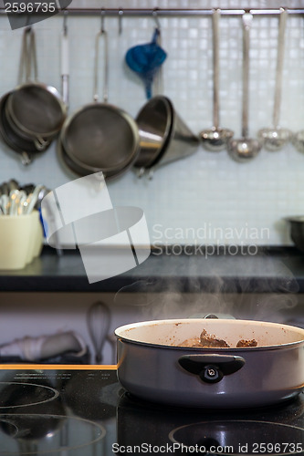 Image of Saucepan on the plate