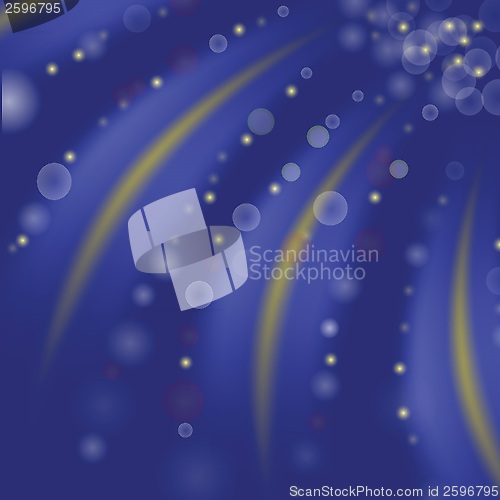 Image of starry blue background