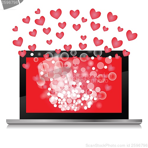 Image of notebook and valentines