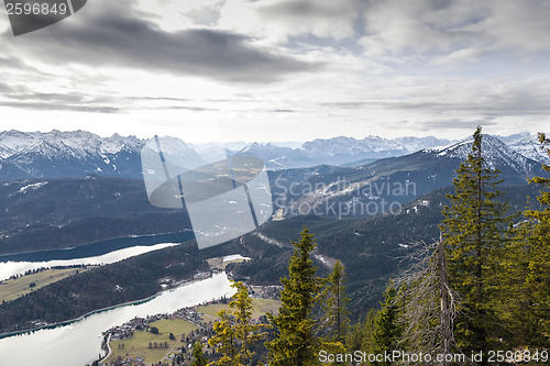 Image of Alps with lake