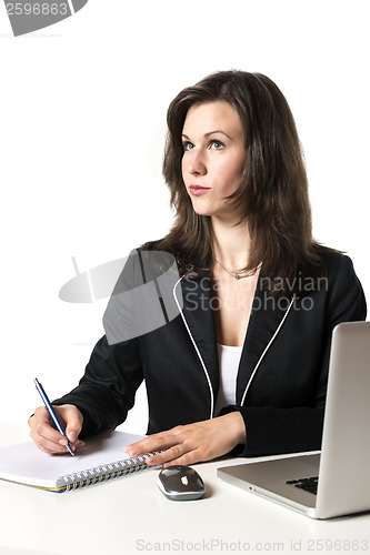 Image of Business woman in office