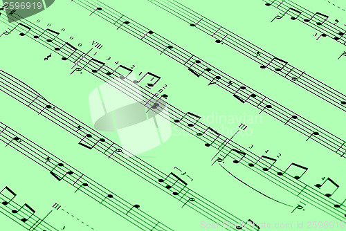 Image of Music notes background