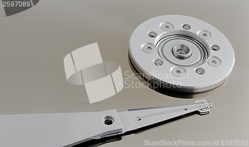 Image of Hard disc detail