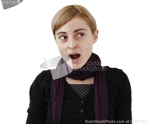 Image of Woman surprised