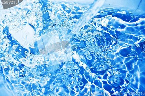 Image of Blue water