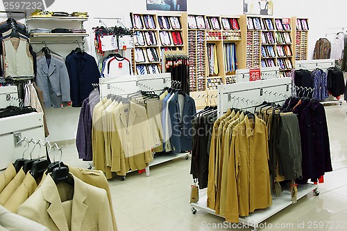 Image of Men clothes in shop