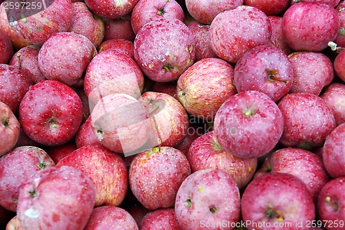 Image of Red apples texture
