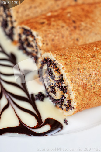 Image of Pancakes with poppy seeds