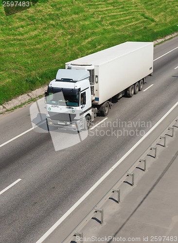 Image of Truck on highway