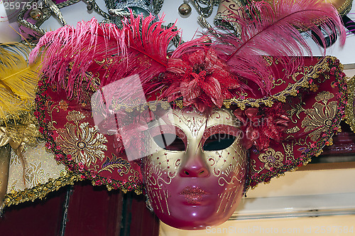 Image of Venetian carnival mask.