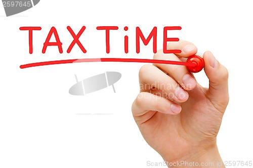 Image of Tax Time Red Marker