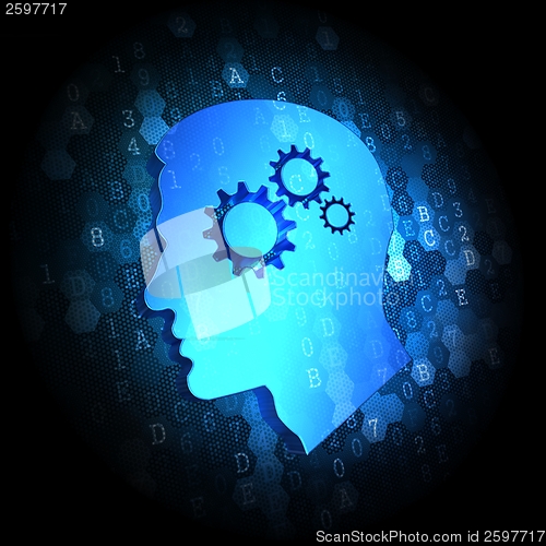 Image of Psychological Concept on Digital Background.