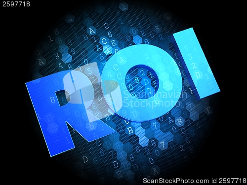 Image of ROI on Digital Background.