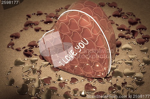 Image of Happy Valentines Day. Love and happiness...