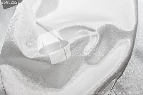 Image of White silk