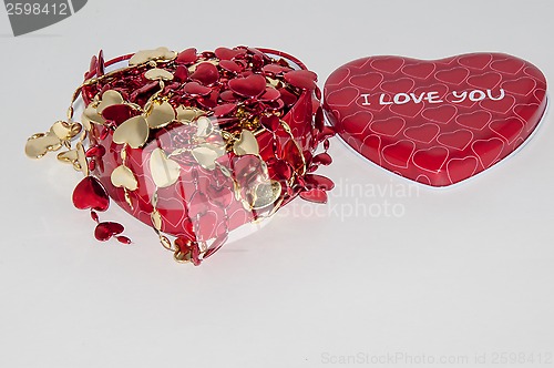 Image of Heart on a white background. Happy Valentines Day 