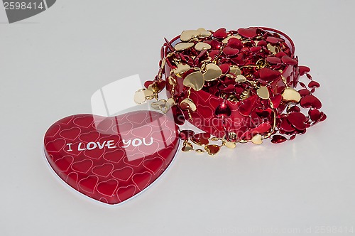 Image of Heart on a white background. Happy Valentines Day 