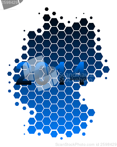 Image of Map of Germany 2014
