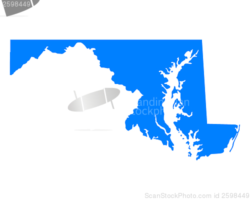 Image of Map of Maryland