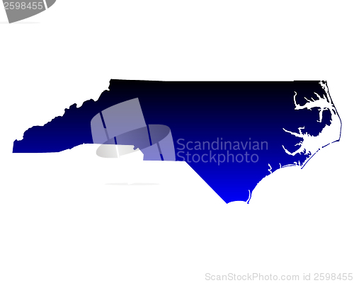 Image of Map of North Carolina