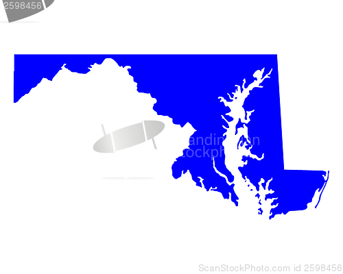 Image of Map of Maryland