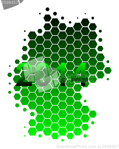 Image of Map of Germany 2014