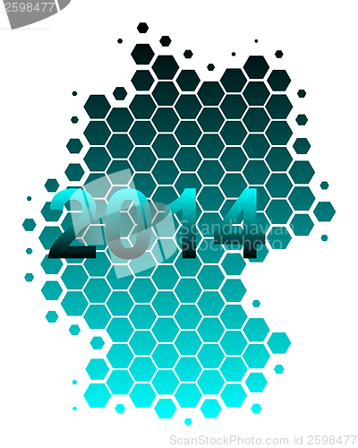 Image of Map of Germany 2014