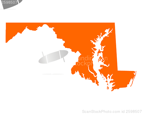 Image of Map of Maryland
