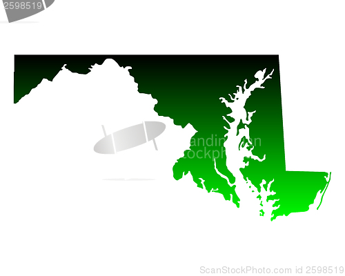 Image of Map of Maryland