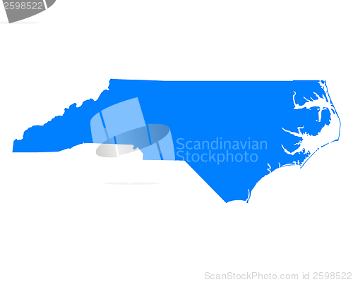 Image of Map of North Carolina