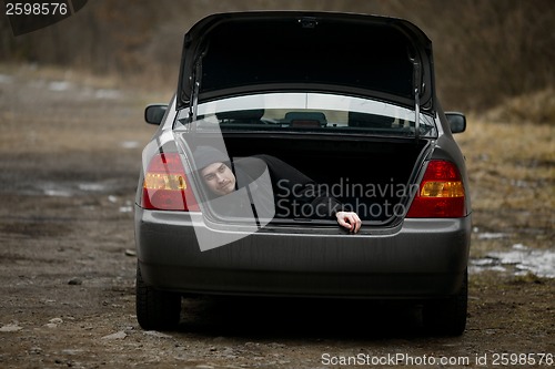 Image of Man in the trunk