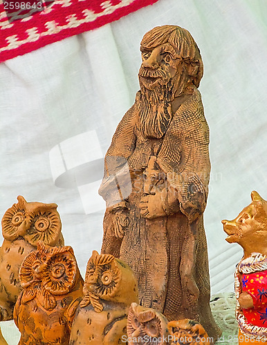 Image of Souvenirs are sold at the fair.