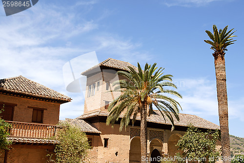 Image of Ladies Tower at the Alhambra in Granada