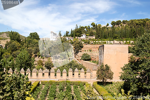 Image of Palacio de Generalife in Granada, Spain