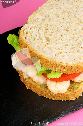 Image of Shrimps sandwich