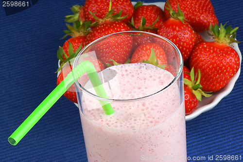 Image of Strawberry milkshake