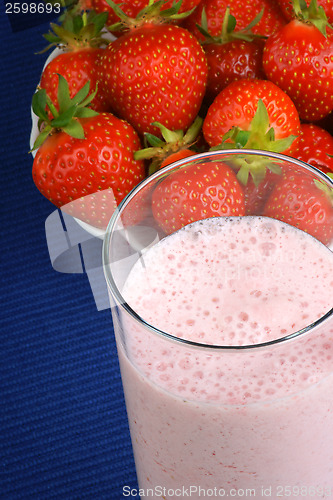 Image of Strawberry milkshake