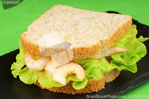 Image of Shrimps sandwich