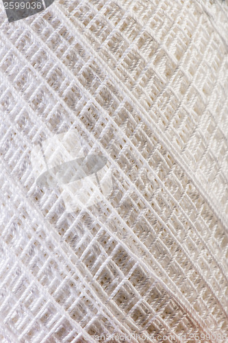 Image of White Yarn close up