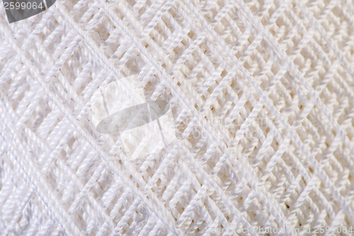 Image of White Yarn close up