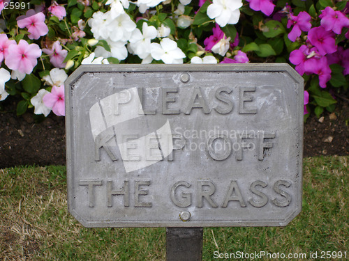 Image of Keep off the Grass