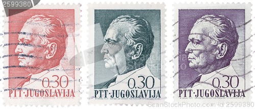 Image of Three Tito stamps