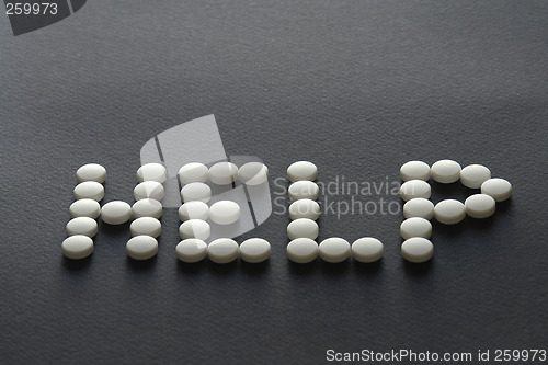 Image of Pills in back light