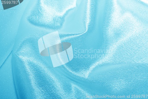 Image of Blue silk