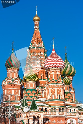 Image of Saint Basil Cathedral  in Moscow