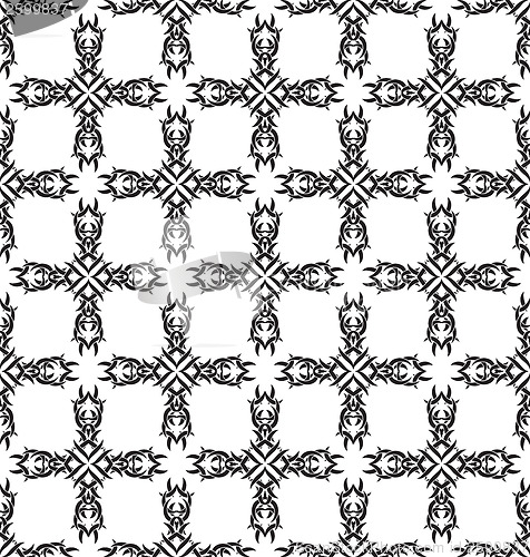 Image of seamless pattern. Tribal