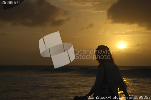 Image of Sunset in Jericoacoara beach