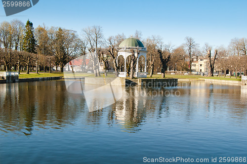 Image of Pond in park Kadriorg, Tallinn