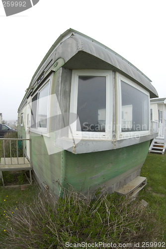 Image of beachfront mobile home